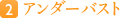 2.アンダーバスト