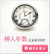 挿入年数によるリスク