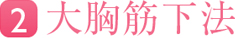 大胸筋下法